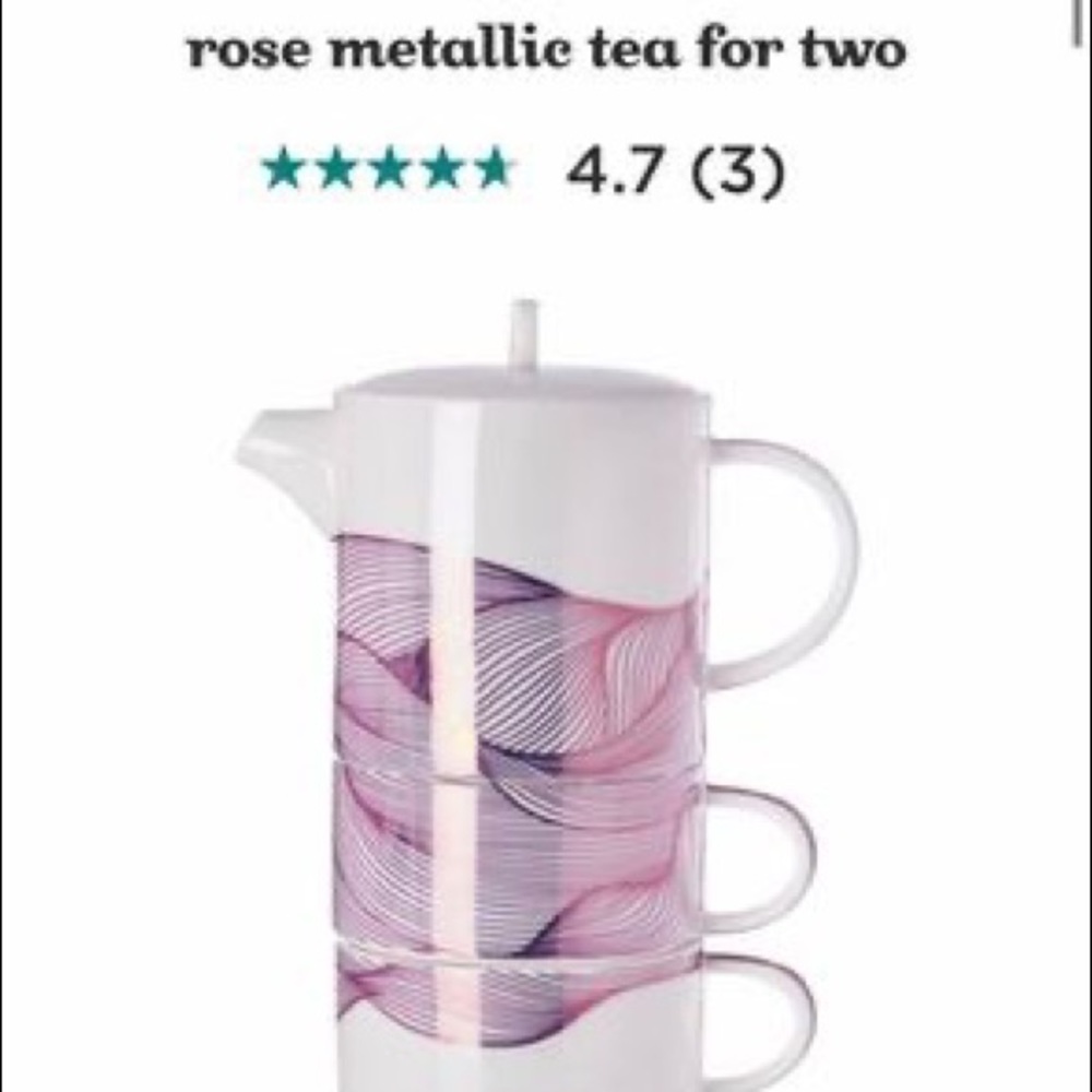 DAVIDSTEA Rose Metallic Tea for Two Set